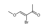 3-bromo-4-methoxy-3-buten-2-one Structure
