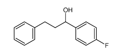 1-(4-fluorophenyl)-3-phenyl-1-propanol结构式