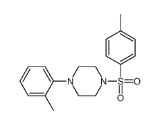 1-(o-tolyl)-4-(p-tolylsulphonyl)piperazine structure