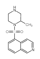 1-(5-异喹啉磺酰基)-2-甲基哌嗪结构式