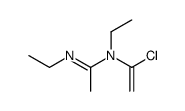 N,N'-diethyl-N-(1-chloro-vinyl)-acetamidine Structure
