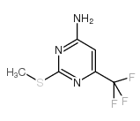 2-(甲基磺酰基)-6-(三氟甲基)-4-嘧啶胺结构式