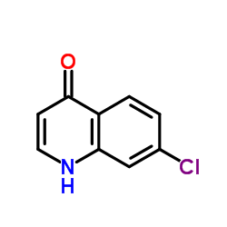 7-氯-4-羟基喹啉结构式