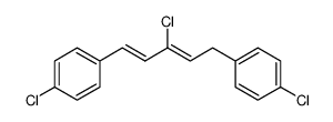 3-chloro-1,5-bis-(4-chloro-phenyl)-penta-1,3-diene Structure