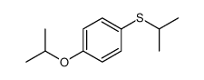 1-propan-2-yloxy-4-propan-2-ylsulfanylbenzene结构式