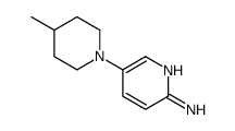 5-(4-甲基-1-哌啶基)-2-吡啶胺结构式