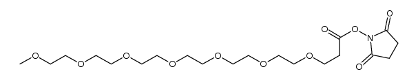 m-PEG7-NHS ester结构式