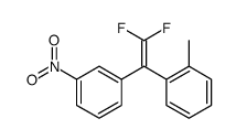 Benzene, 1-[2,2-difluoro-1-(3-nitrophenyl)ethenyl]-2-methyl结构式