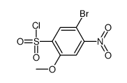 5-bromo-2-methoxy-4-nitrobenzenesulfonyl chloride Structure