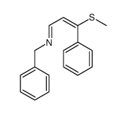 N-benzyl-3-methylsulfanyl-3-phenylprop-2-en-1-imine Structure