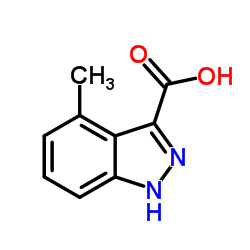 4-Methyl-1H-indazole-3-carboxylic acid结构式