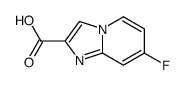 7-氟咪唑并[1,2-a]吡啶-2-羧酸结构式
