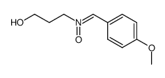 3-Hydroxy-N-(4-methoxyphenylmethylen)-1-propanamin-N-oxid Structure