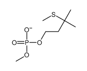 methyl (3-methyl-3-methylsulfanylbutyl) phosphate Structure
