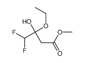 methyl 3-ethoxy-4,4-difluoro-3-hydroxybutanoate Structure