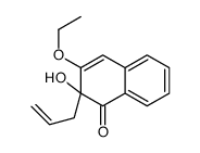 3-ethoxy-2-hydroxy-2-prop-2-enylnaphthalen-1-one结构式