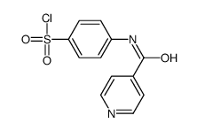 4-(pyridine-4-carbonylamino)benzenesulfonyl chloride Structure