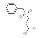 3-(苄基磺酰基)丙酸结构式