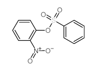 1-(benzenesulfonyloxy)-2-nitro-benzene Structure