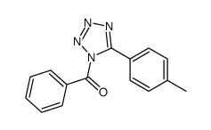 [5-(4-methylphenyl)tetrazol-1-yl]-phenylmethanone结构式
