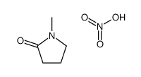 1-methylpyrrolidin-2-one,nitric acid Structure