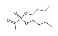 acetylphosphonic acid dibutyl ester Structure