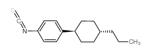 反-1-异氰硫基-4-(4-丙基环己基)苯结构式