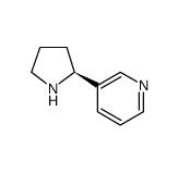 Pyridine-2,3,4,6-d4, 5-(2-pyrrolidinyl)-, (S) Structure