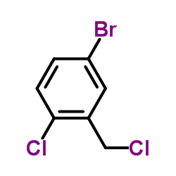 4-溴-1-氯-2-(氯甲基)苯结构式