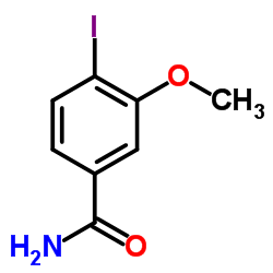 4-Iodo-3-methoxybenzamide Structure