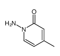 1-amino-4-methyl-1H-pyridin-2-one结构式