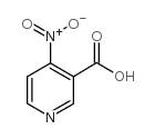 4-硝基吡啶-3-羧酸结构式