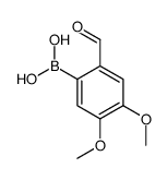 (2-甲酰基-4,5-二甲氧基)苯硼酸结构式
