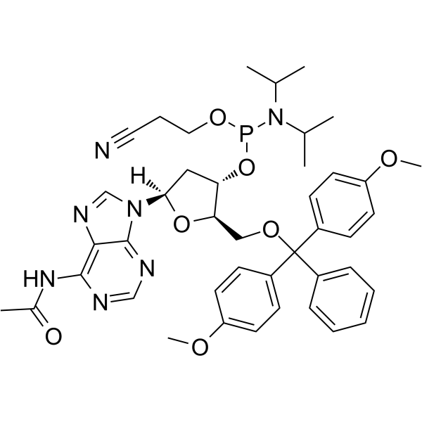 Ac-dA Phosphoramidite structure