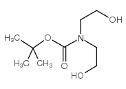 N-叔丁氧羰基二乙胺结构式