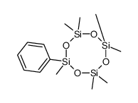 七甲基苯基环状四硅氧烷结构式