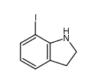 2,3-dihydro-7-iodoindole Structure