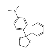 2-[4-(Dimethylamino)phenyl]-2-phenyl-1,3-dithiolan Structure