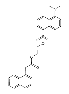 1-naphthylacetic acid (2-dansyloxy)ethyl ester Structure