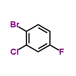 1-Bromo-2-chloro-4-fluorobenzene structure