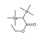 ethyl 2-trimethylgermyl-2-trimethylsilylacetate Structure
