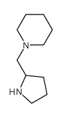 1-(吡咯烷-2-甲基)哌啶结构式