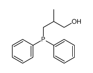3-diphenylphosphanyl-2-methylpropan-1-ol结构式