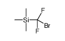 (溴二氟甲基)三甲基硅烷结构式