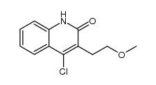 4-Chloro-3-(2'-methoxyethyl)quinolin-2(1H)-one Structure