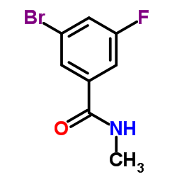 3-Bromo-5-fluoro-N-methylbenzamide Structure