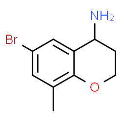 (4s)-6-bromo-8-methyl-3,4-dihydro-2h-1-benzopyran-4-amine Structure