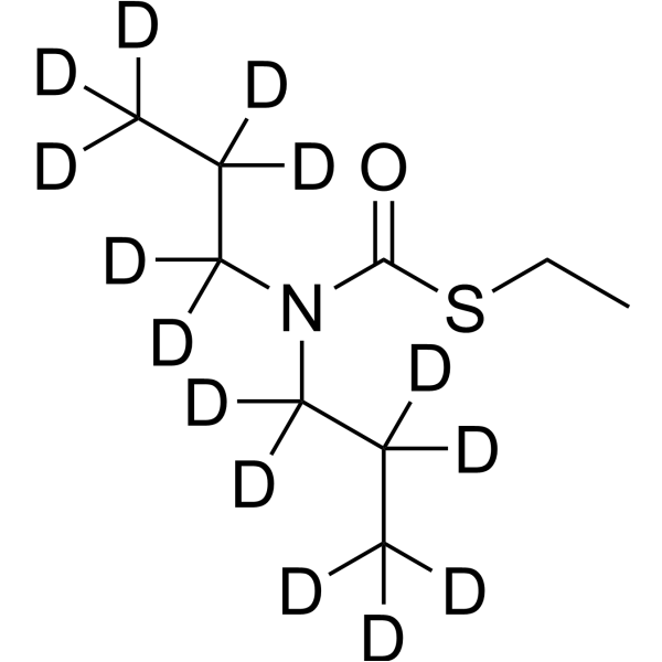 S-Ethyl dipropylthiocarbamate-d14 Structure