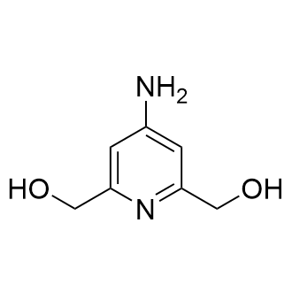 (4-氨基吡啶-2,6-二基)二甲醇结构式
