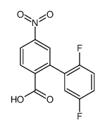 2-(2,5-difluorophenyl)-4-nitrobenzoic acid结构式